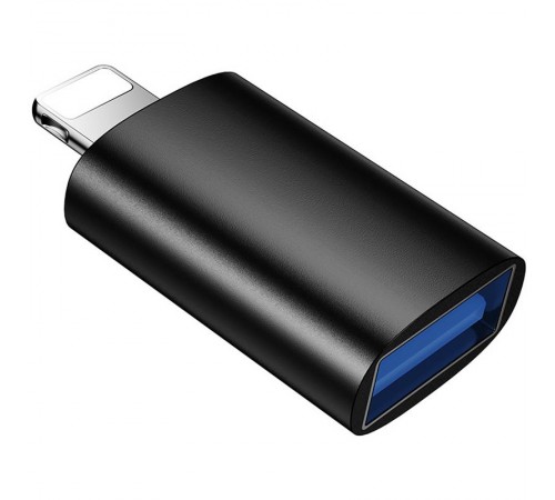 Перехідник Borofone BV26 Lightning Male to USB Female USB2.0 Black