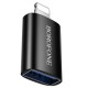 Перехідник Borofone BV26 Lightning Male to USB Female USB2.0 Black