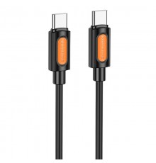 Дата кабель Borofone BX114 Structure Type-C to Type-C 60W (1m) Black
