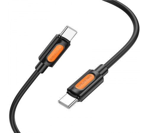 Дата кабель Borofone BX114 Structure Type-C to Type-C 60W (1m) Black