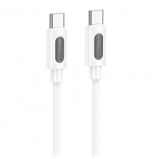 Дата кабель Borofone BX114 Structure Type-C to Type-C 60W (1m) White