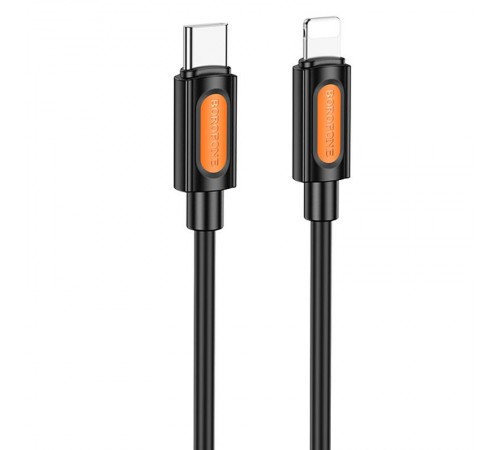 Дата кабель Borofone BX114 Structure Type-C to Lightning 27W (1m) Black