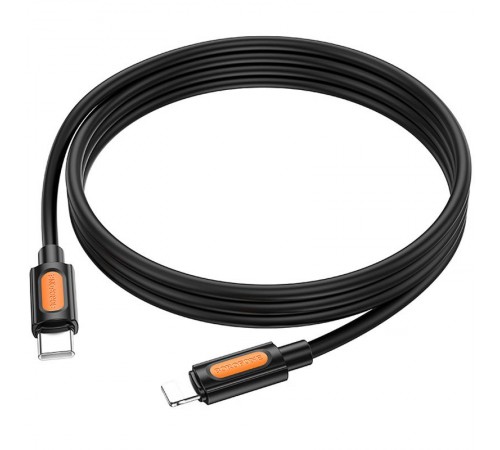 Дата кабель Borofone BX114 Structure Type-C to Lightning 27W (1m) Black