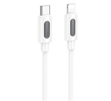 Дата кабель Borofone BX114 Structure Type-C to Lightning 27W (1m) White