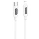 Дата кабель Borofone BX114 Structure Type-C to Lightning 27W (1m) White