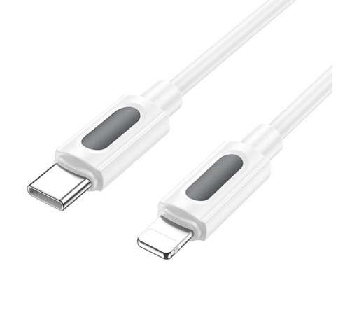 Дата кабель Borofone BX114 Structure Type-C to Lightning 27W (1m) White