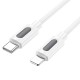 Дата кабель Borofone BX114 Structure Type-C to Lightning 27W (1m) White
