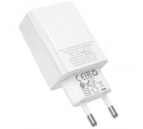 МЗП Borofone BAS73A Source PD20W (1USB-C) White