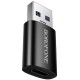 Перехідник Borofone BV26B USB Male to Type-C Female USB3.0 Black