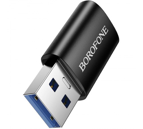 Перехідник Borofone BV26B USB Male to Type-C Female USB3.0 Black