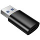 Перехідник Borofone BV26B USB Male to Type-C Female USB3.0 Black