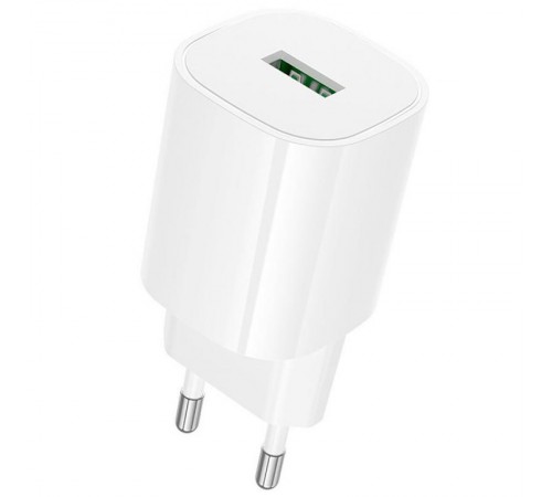 МЗП Borofone BA102A Pudding QC3.0 (1USB-A) White