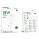 МЗП Borofone BA102A Pudding QC3.0 (1USB-A) White