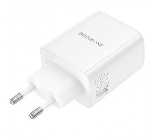МЗП Borofone BN32 Cargador PD65W (1USB-A/2C) White