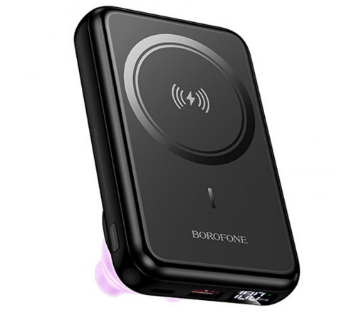 Портативний ЗП Power Bank Borofone BJ83 Ocean 22.5W+PD20W з БЗП 10000 mAh Black