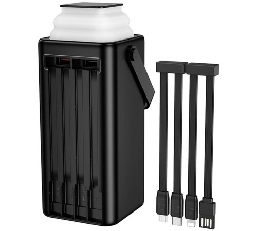 Портативний ЗП Power Bank Borofone BJ65A High 22.5W+PD20W with cable 50000 mAh Black