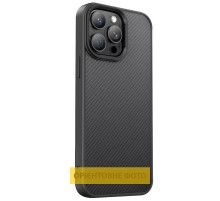 TPU чохол Carbon Protective with Magsafe для Apple iPhone 11 Pro Max (6.5") Black