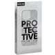 TPU чохол Carbon Protective with Magsafe для Apple iPhone 14 Pro (6.1") Black