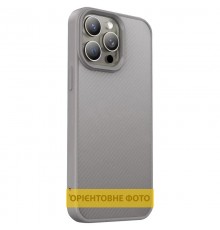 TPU чохол Carbon Protective with Magsafe для Apple iPhone 16 (6.1") Grey