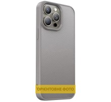 TPU чохол Carbon Protective with Magsafe для Apple iPhone 17 (6.3") Grey