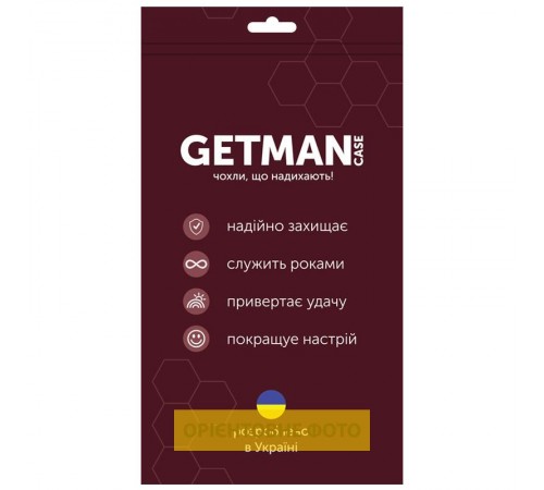 TPU чохол GETMAN Ease logo посилені кути Full Camera для Motorola Moto G86 5G Безбарвний (прозорий)