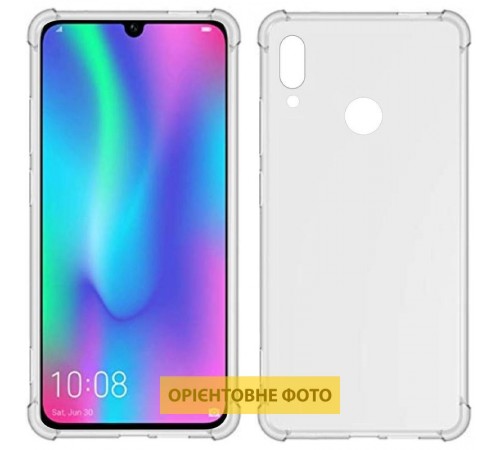 TPU чохол GETMAN Ease logo посилені кути Full Camera для Samsung Galaxy S25 FE Безбарвний (прозорий)