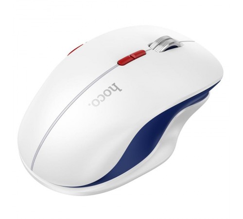 Миша бездротова Hoco GM40 Dixon RGB dual-mode Space White
