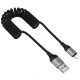Дата кабель Hoco X121 Nuevo USB to Lightning 2.4A (1.5m) Black