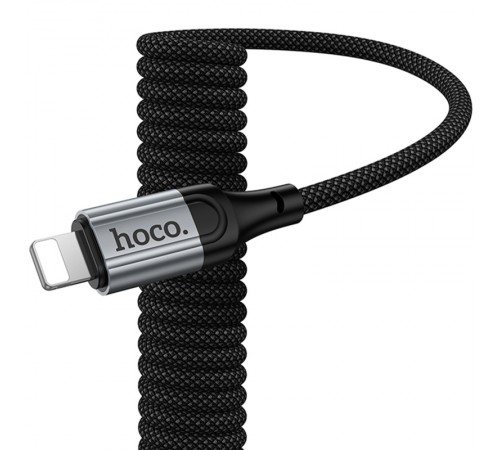 Дата кабель Hoco X121 Nuevo USB to Lightning 2.4A (1.5m) Black