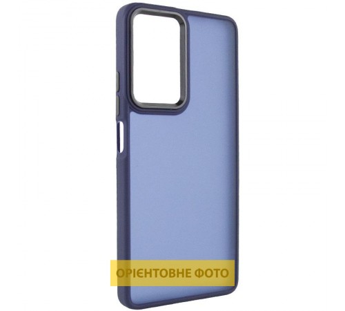 Чохол TPU+PC Lyon Frosted для Infinix Smart 10 Navy Blue