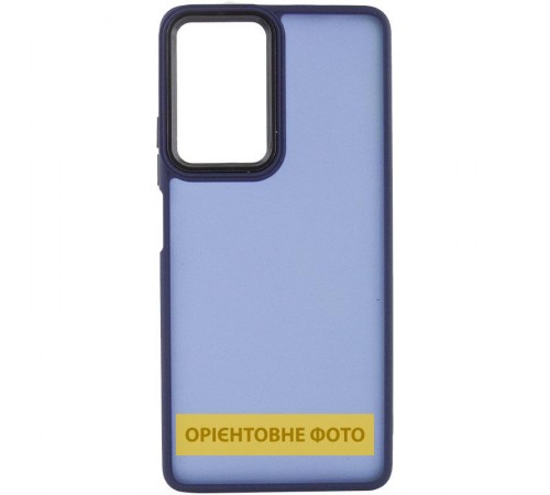 Чохол TPU+PC Lyon Frosted для Infinix Smart 10 Navy Blue