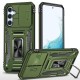 Ударостійкий чохол Camshield Army Ring для Samsung Galaxy S25 FE Оливковий / Army Green