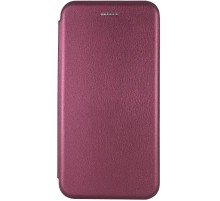 Шкіряний чохол-книжка Classy для Motorola Edge 50 Бордовий