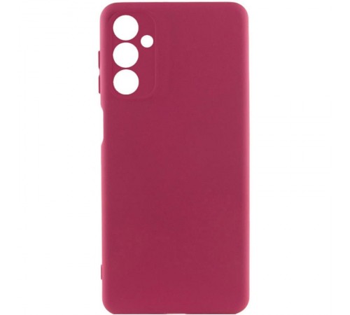 Чохол Silicone Cover Ummi Lakshmi Full Camera (AA) для Samsung Galaxy A04s Бордовий / Marsala