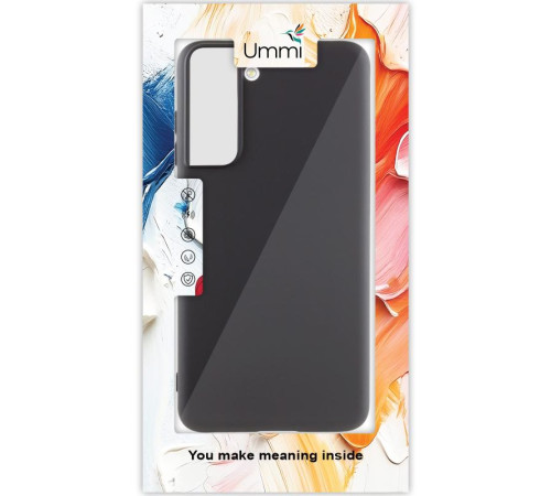 Чохол Silicone Cover Ummi Lakshmi (AA) для Samsung Galaxy S21 Чорний / Black