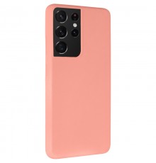 Чохол Silicone Cover Ummi Lakshmi (AA) для Samsung Galaxy S21 Ultra Рожевий / Pink