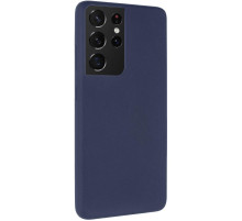 Чохол Silicone Cover Ummi Lakshmi (AA) для Samsung Galaxy S21 Ultra Синій / Midnight Blue