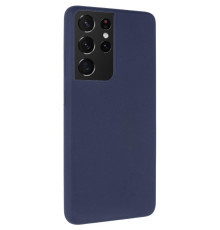 Чохол Silicone Cover Ummi Lakshmi (AA) для Samsung Galaxy S21 Ultra Синій / Midnight Blue