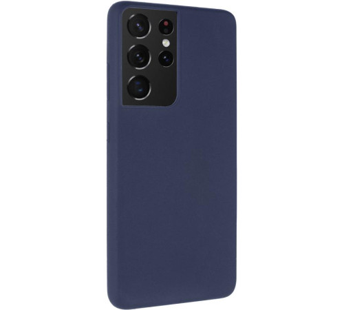 Чохол Silicone Cover Ummi Lakshmi (AA) для Samsung Galaxy S21 Ultra Синій / Midnight Blue