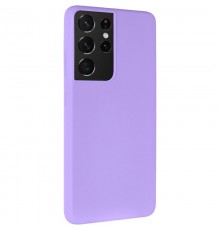Чохол Silicone Cover Ummi Lakshmi (AA) для Samsung Galaxy S21 Ultra Бузковий / Dasheen