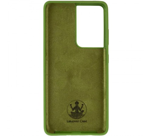 Чохол Silicone Cover Ummi Lakshmi (AA) для Samsung Galaxy S21 Ultra Зелений / Dark green