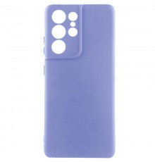 Чохол Silicone Cover Ummi Lakshmi Full Camera (AA) для Samsung Galaxy S22 Ultra Бузковий / Dasheen