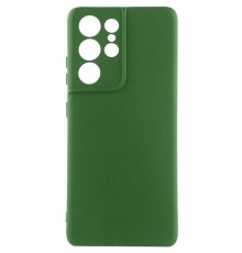 Чохол Silicone Cover Ummi Lakshmi Full Camera (AA) для Samsung Galaxy S22 Ultra Зелений / Dark green