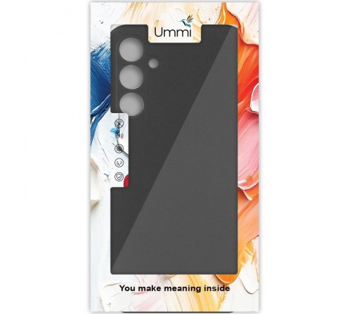 Чохол Silicone Cover Ummi Lakshmi Full Camera (AA) для Samsung Galaxy S23 Чорний / Black