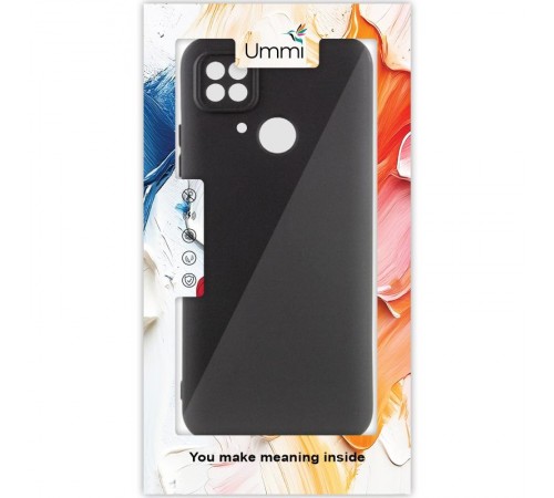 Чохол Silicone Cover Ummi Lakshmi Full Camera (AA) для Xiaomi Redmi 10C Чорний / Black