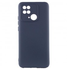 Чохол Silicone Cover Ummi Lakshmi Full Camera (AA) для Xiaomi Redmi 10C Синій / Midnight Blue