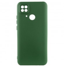 Чохол Silicone Cover Ummi Lakshmi Full Camera (AA) для Xiaomi Redmi 10C Зелений / Dark green