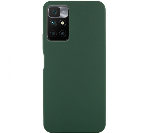 Чохол Silicone Cover Ummi Lakshmi (AA) для Xiaomi Redmi 10 Зелений / Dark green