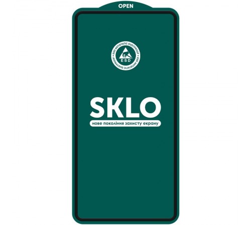 Захисне скло SKLO 5D (тех.пак) для Samsung Galaxy S25 FE Чорний