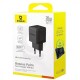 МЗП Baseus Palm Fast Charger 20W (1USB-A/1C) (P10111608) Cluster Black